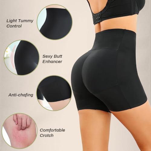 PALAY® Butt Lifter Padded Underwear for Women Hip Pads Enhancer Shapewear Shorts Seamless Tummy Control Panties Shaper Fake Pad XL Black 2PCS PALAY® Butt Lifter Padded Underwear for Women Hip Pads Enhancer Shapewear Shorts Seamless Tummy Control Panties Shaper Fake Pad XL Black 2PCS